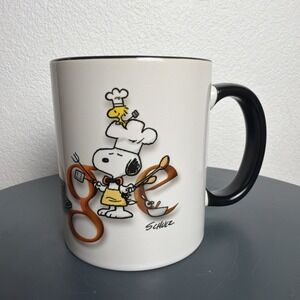 RARE Google Peanuts Snoopy Mug Limited Edition Collab Thanksgiving Coffee Cup